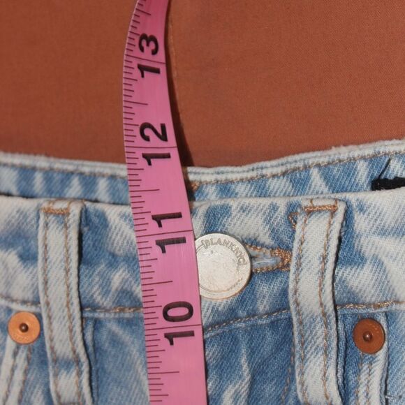 NEW BLANK NYC The Reeve Ultra High Rise Jean Shorts Women Size 25 - Picture 13 of 13
